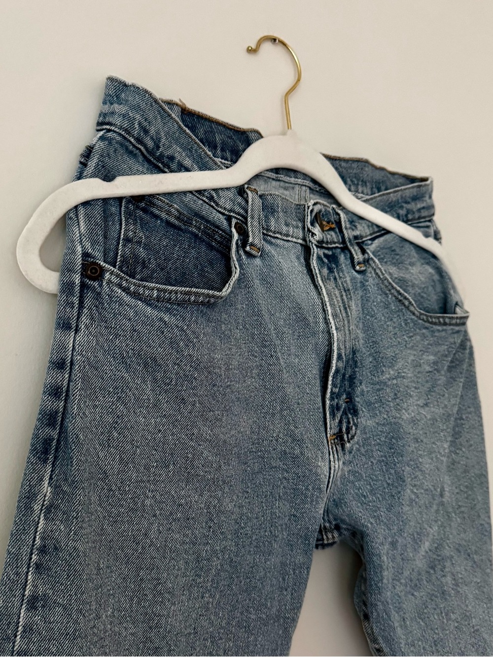 Vintage Wrangler Y2K Neo Straight Leg Jeans, Light Wash – Size 29x30 - Picture 3 of 7